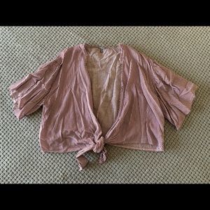 Charolette Russe Oversized Tie Front (Small)